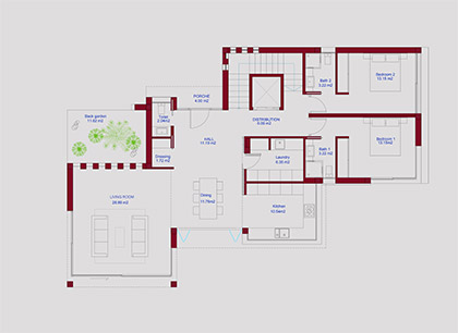SkyPlus Villas 1-5 Floor Plan